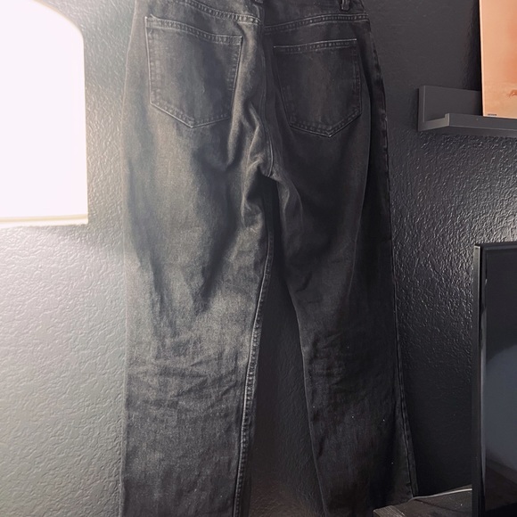 Zara Straight Leg Jeans Black - Picture 12 of 13